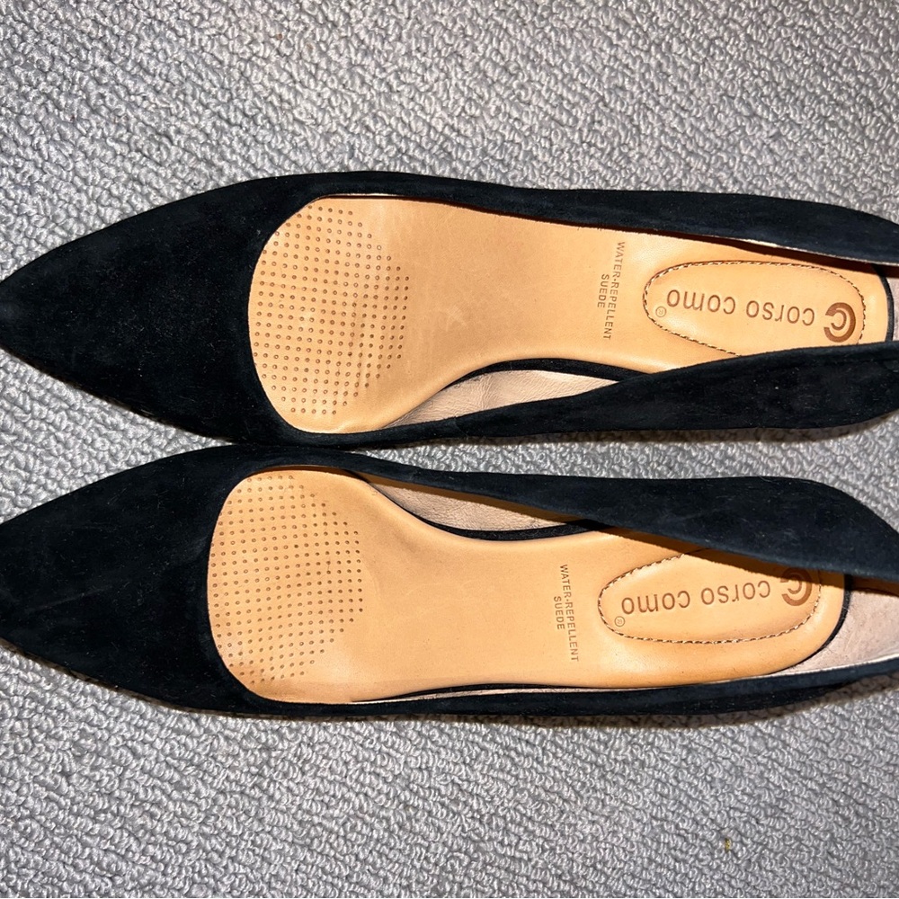 Corso Como Black Suede Pumps